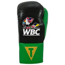 TITLE WBC Pro Fight Leather Gloves