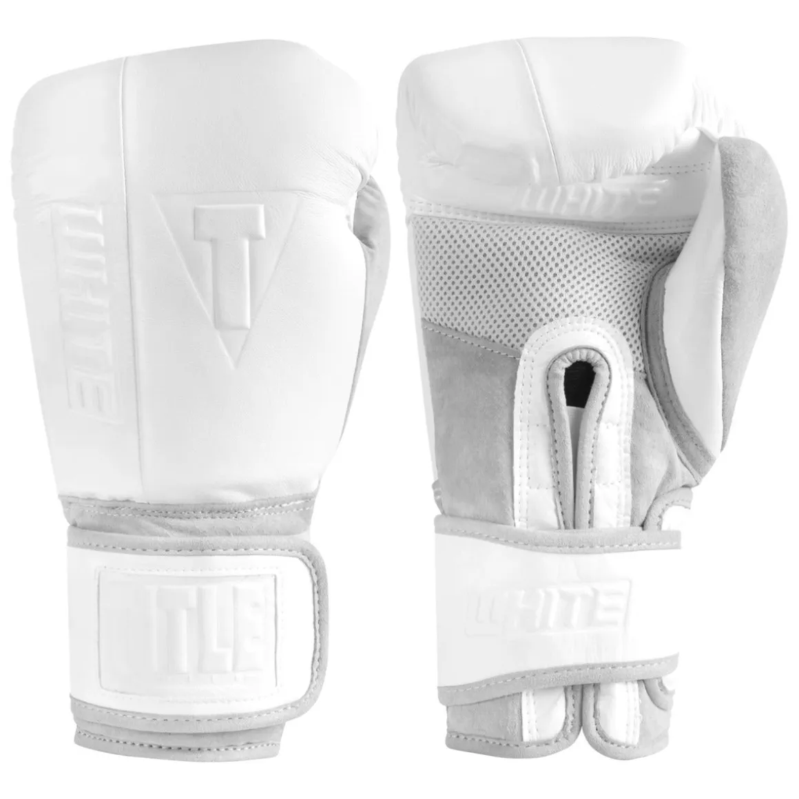 TITLE White Heavy Bag Gloves