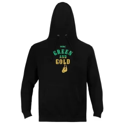 WBC By TITLE Boxing Green & Gold Hoodie