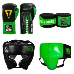 WBC by TITLE Boxing Sparring Gear Bundle